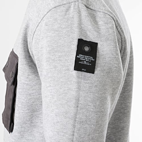 Sweat Crewneck Gris Chiné