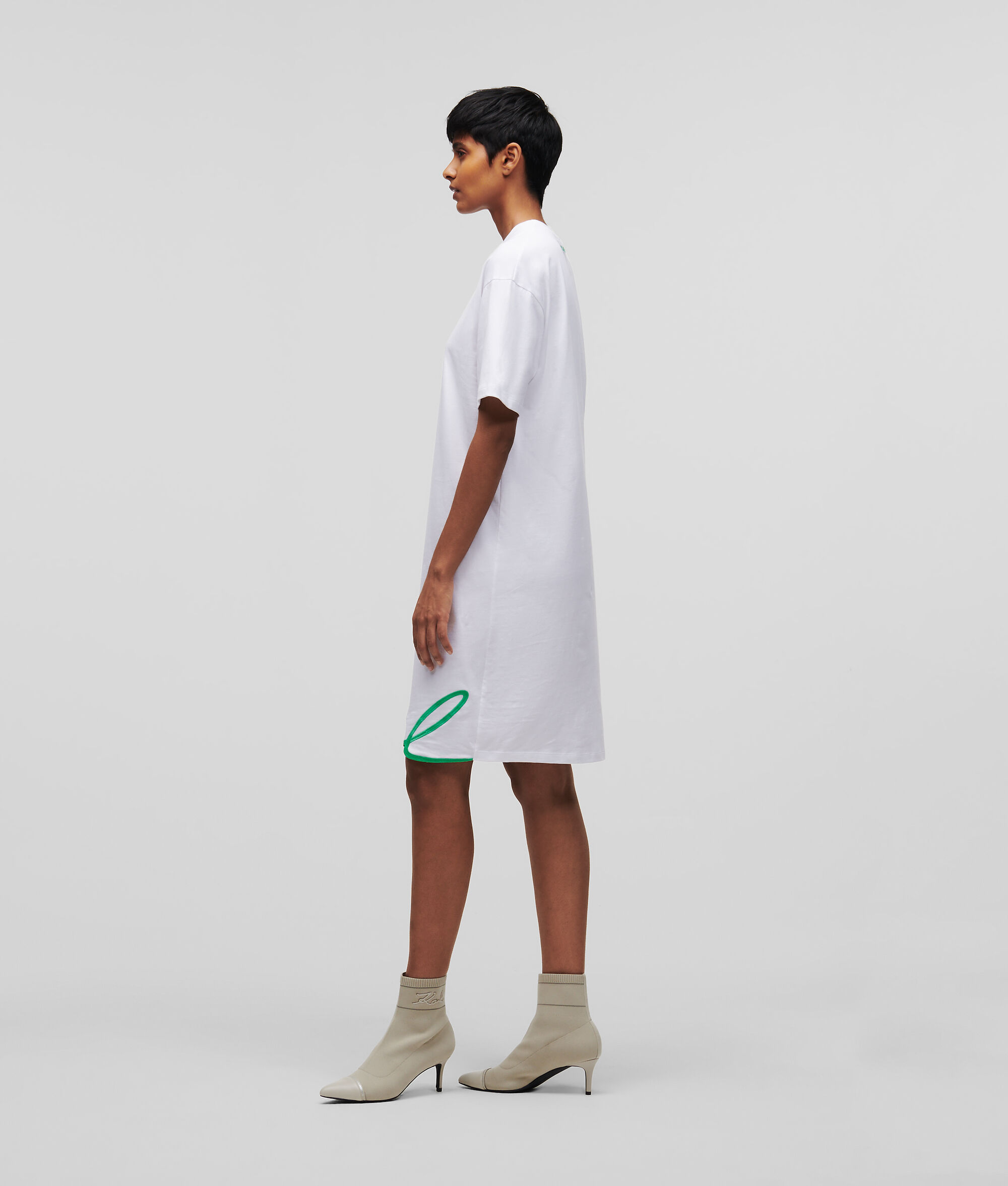 ROBE T-SHIRT À OURLET KARL SIGNATURE
