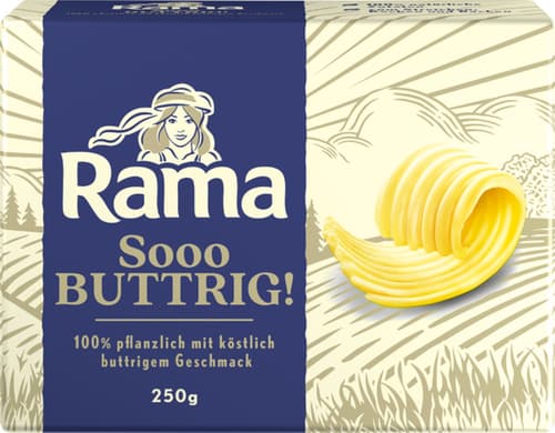 Rama Sooo BUTTRIG! ungesalzen, buttriger Geschmak