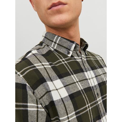 Jack&Jones Classic Check Skjorte, Rosin, XXL