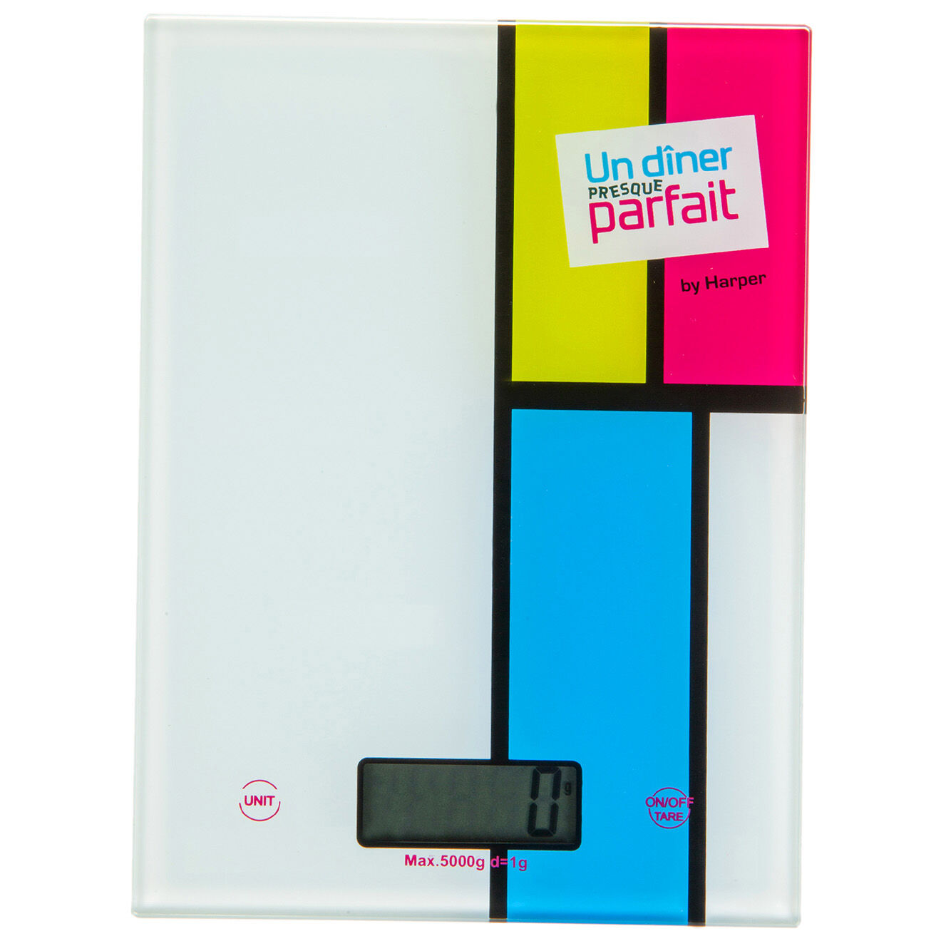 UDPP Pèse aliment jusqu'à 5kg multicolore - 33x19x25 cm