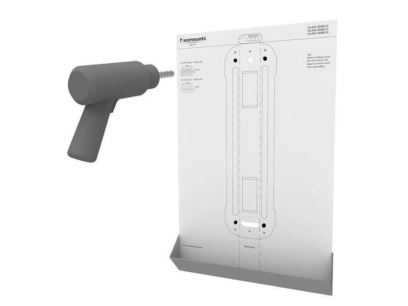 NEOMOUNTS Wandhalterung WL40S-850BL16 Schwarz Völlig bewegliche Wandhalterung für 40-70