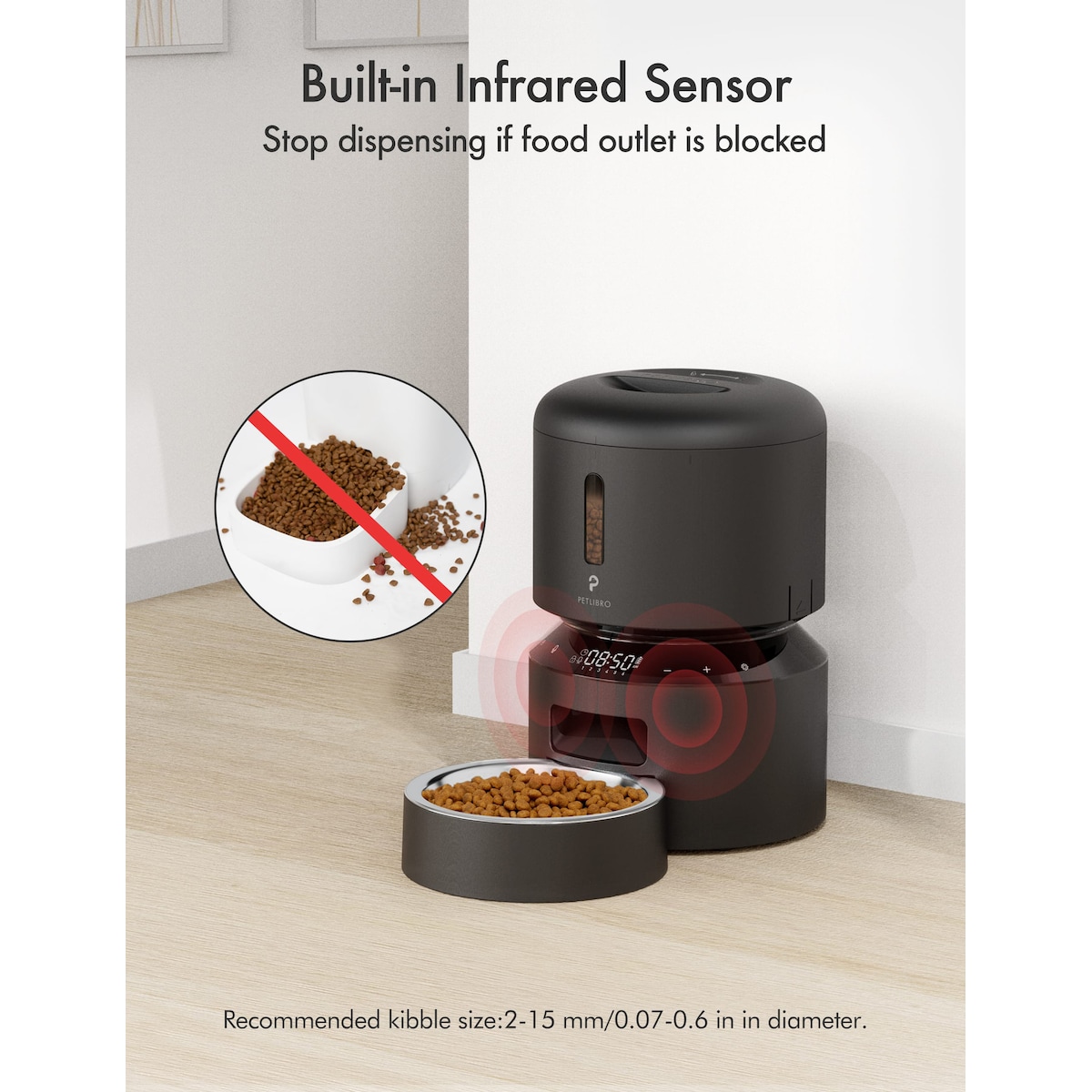 Petlibro Granary automatisk kattemater 3L (sort)