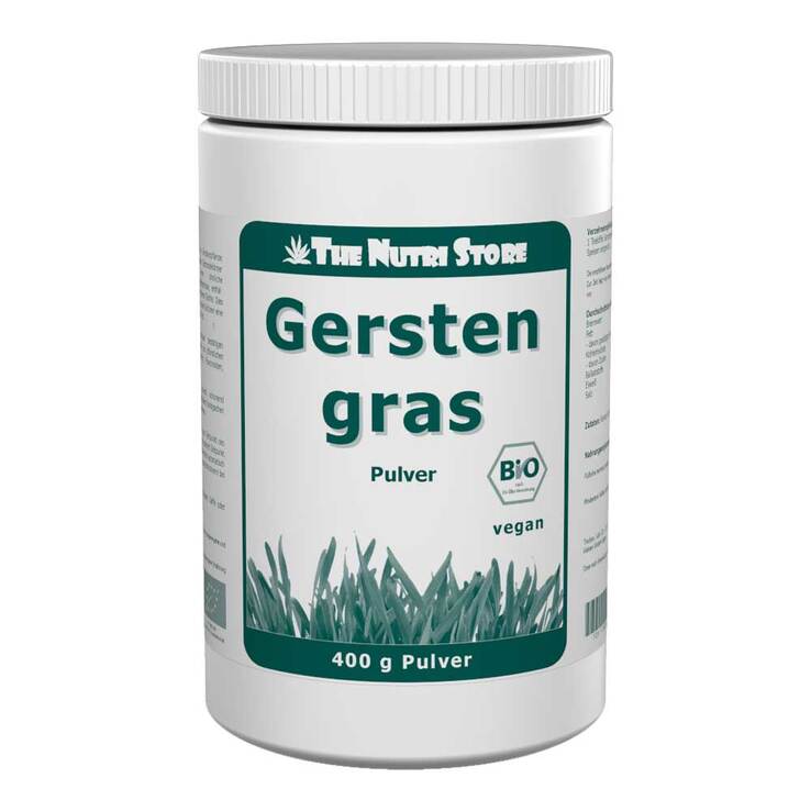 Gerstengras Pulver Bio, 400 g
