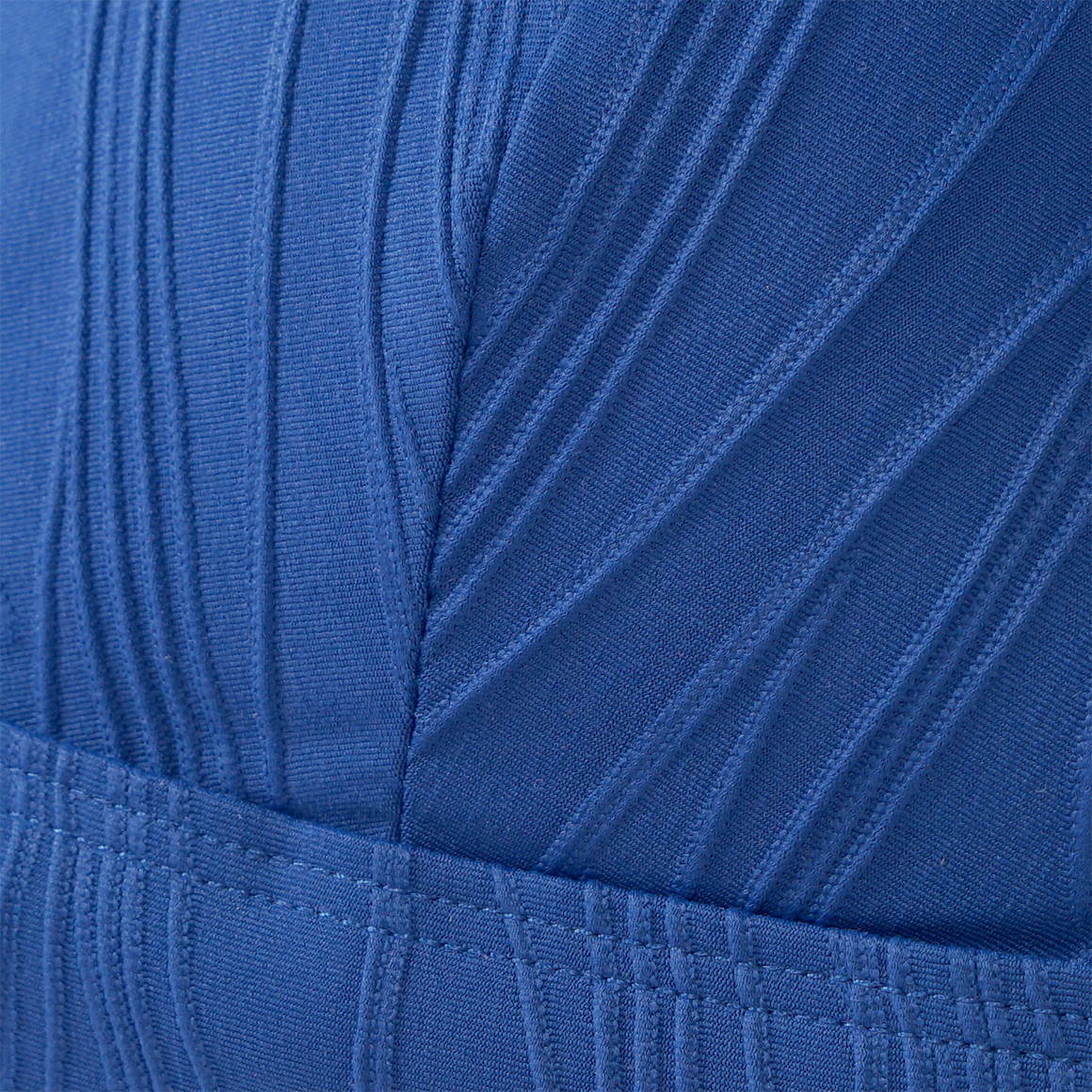 Gina Benotti Damen Bikinioberteil mit Struktur-Muster blau