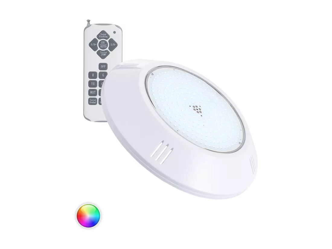Spot LED Piscine en Saillie RGB Submersible 12V AC IP68 20W RGB