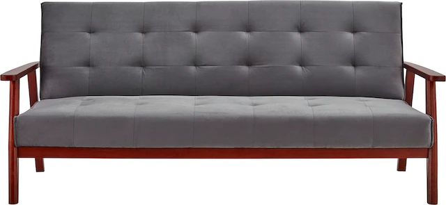 SalesFever Schlafsofa »Skagen 3-Sitzer Sofa« Holzgestell Sofa: Entspannung und Schlaf auf 190cm Breite