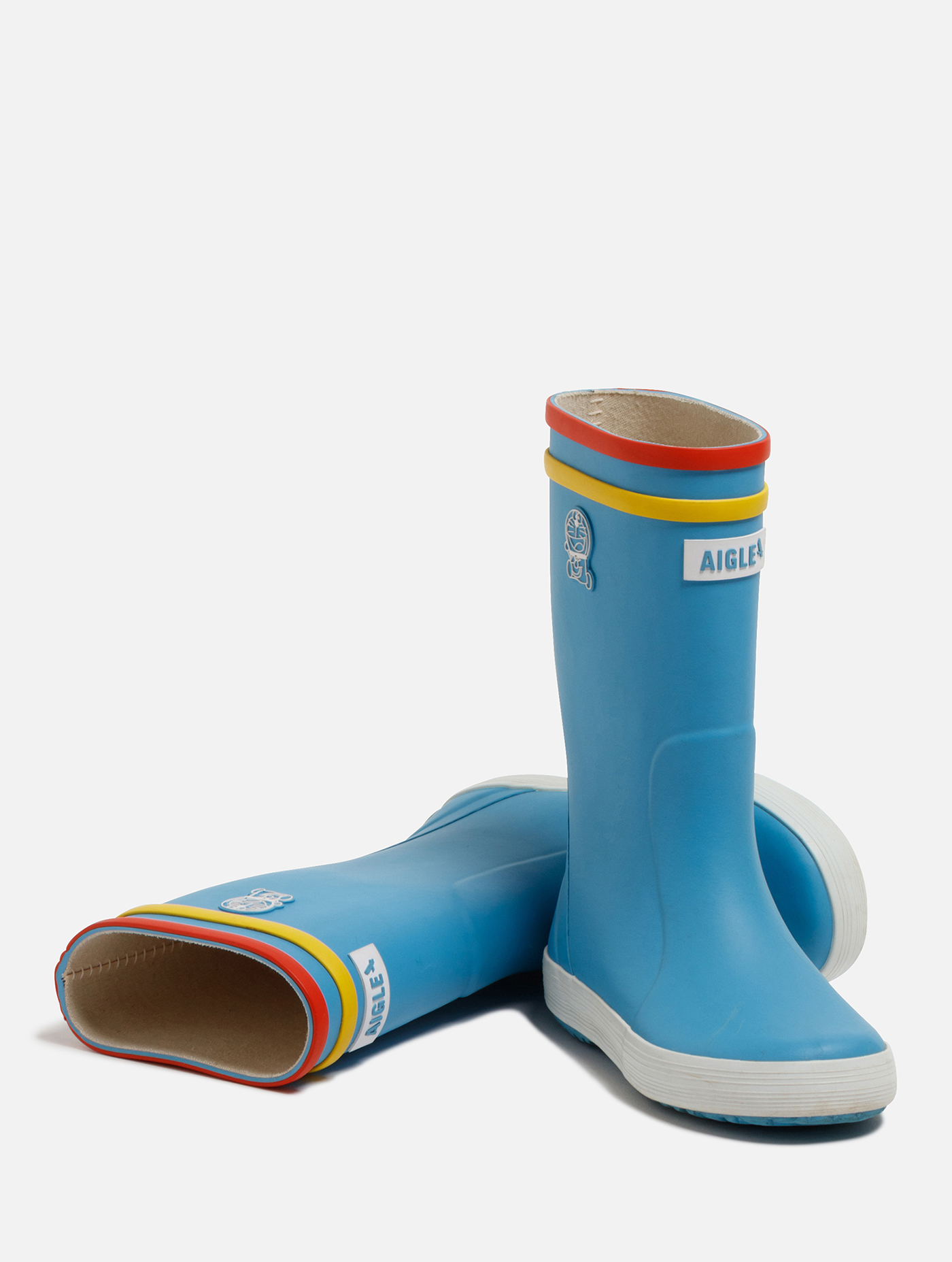 Aigle x Doraemon - L'iconique botte pour enfant Cyan C