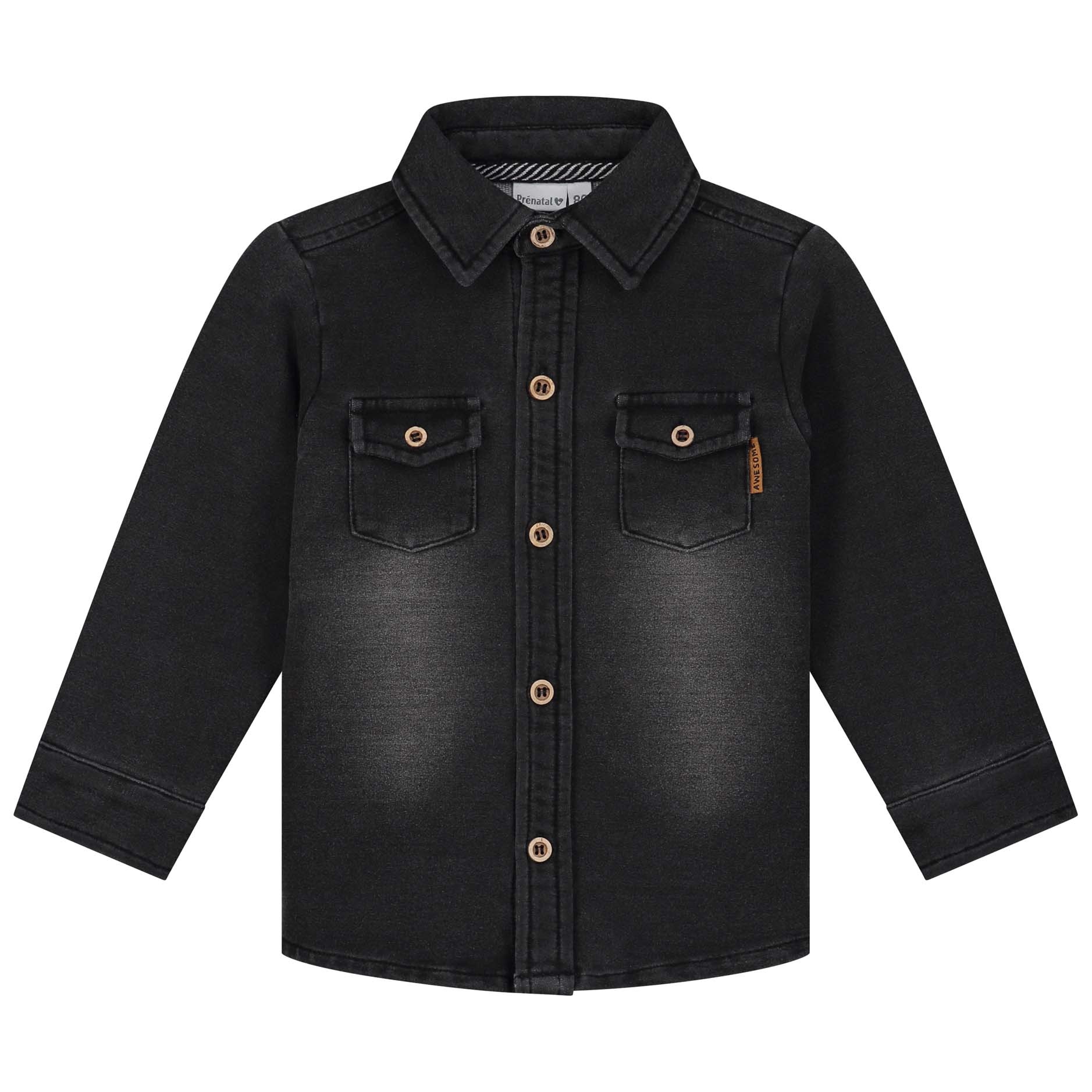 Prénatal peuter blouse lange mouwen  zwart