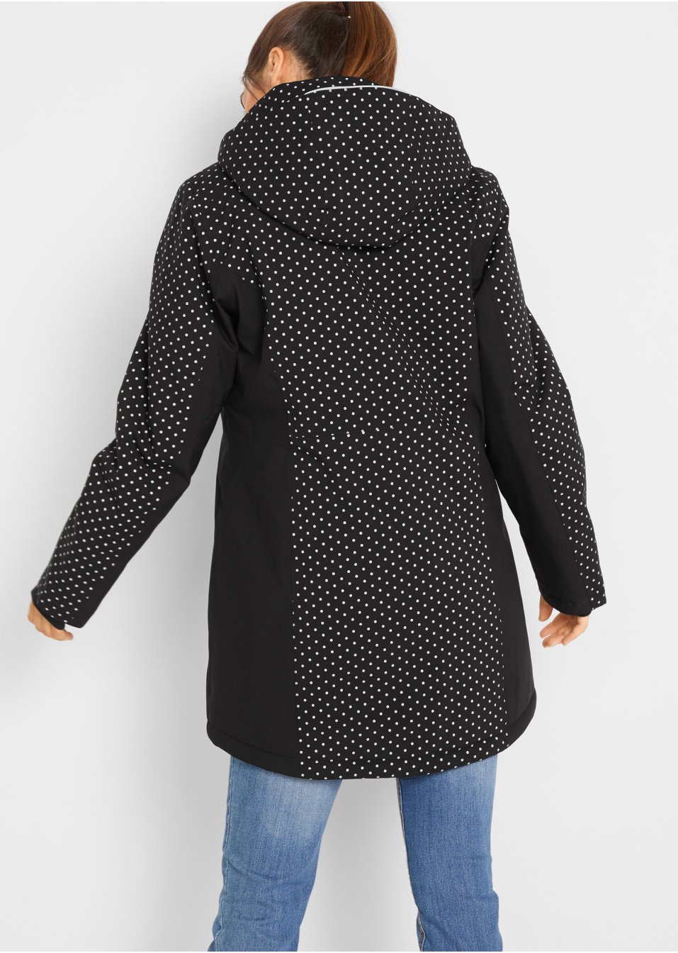Veste longue fonctionnelle avec détails réfléchissants