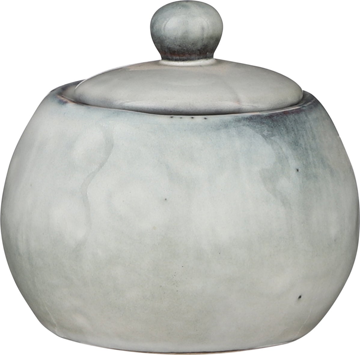Mica Decorations suikerpot Tabo grijs D 8 H 10 cm