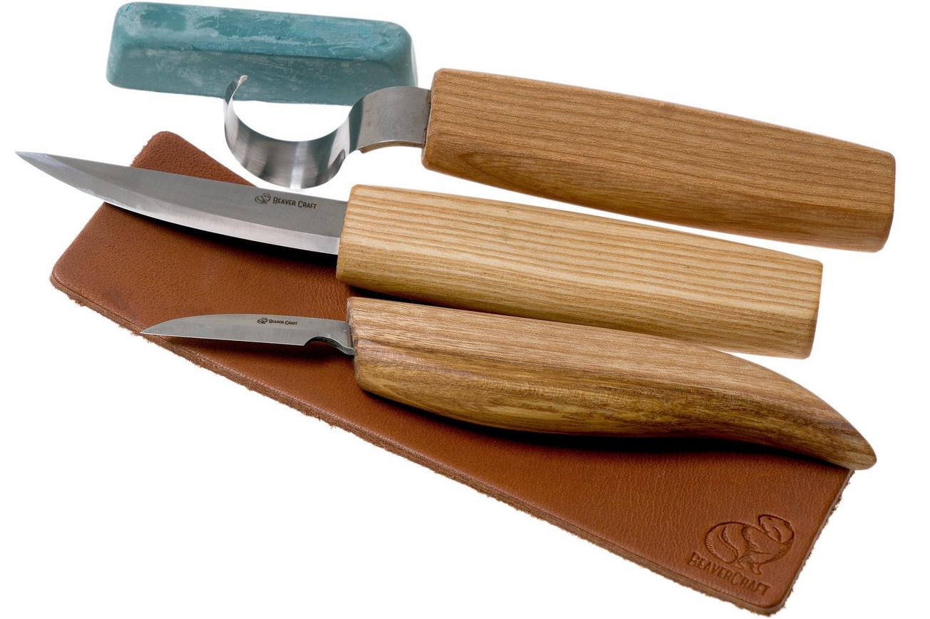 BeaverCraft Extended Spoon Carving Set S13 houtsnijset