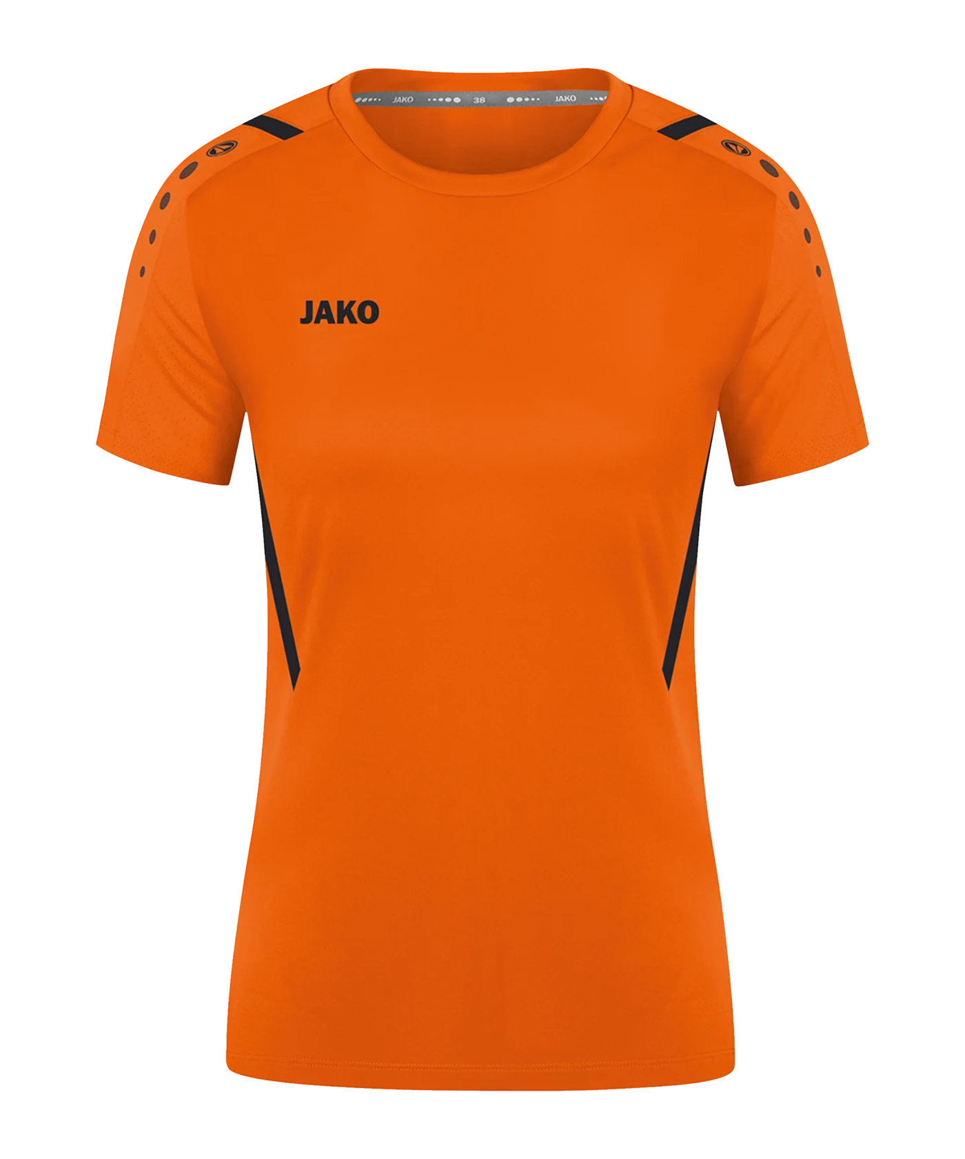 JAKO Challenge Trikot Damen Orange Schwarz F351