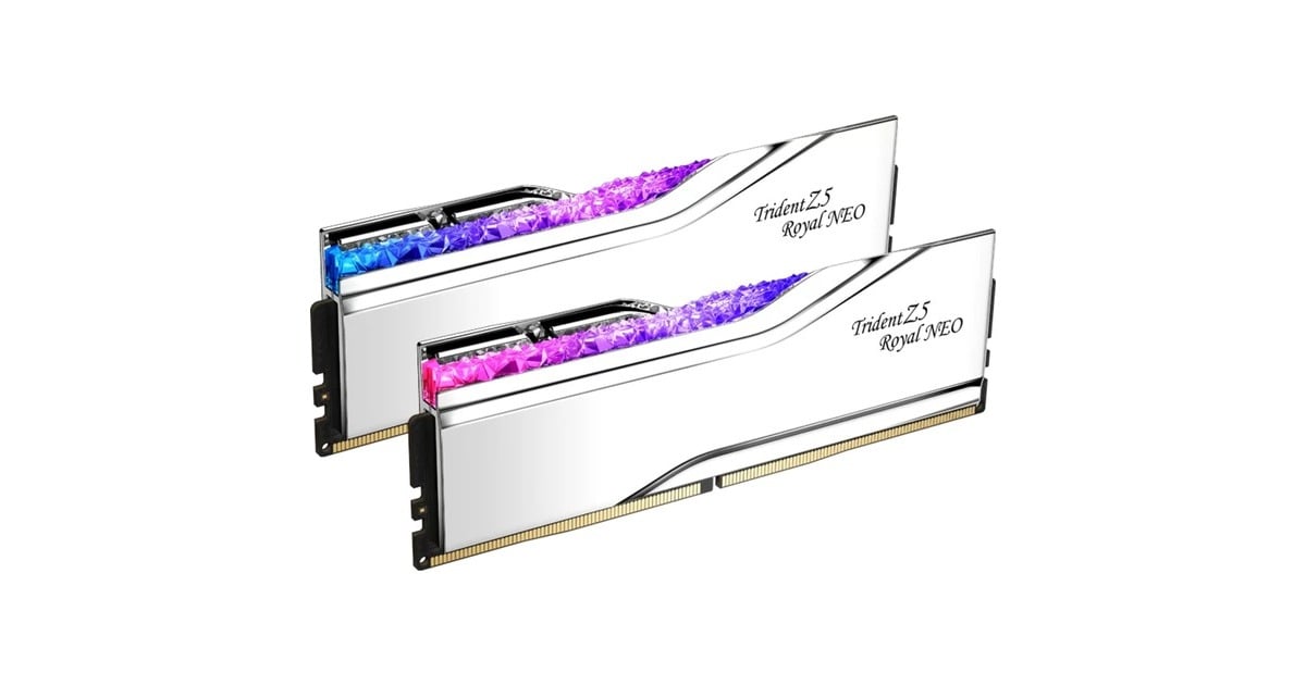 G.Skill96 GB DDR5-6000 werkgeheugen  (Zilver, Trident Z5 Royal Neo Silver, AMD EXPO)