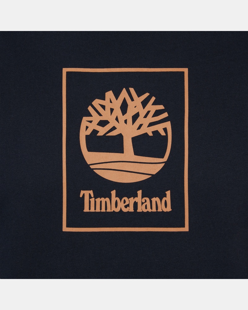 Timberland Stack Logo Shirt  - zwart