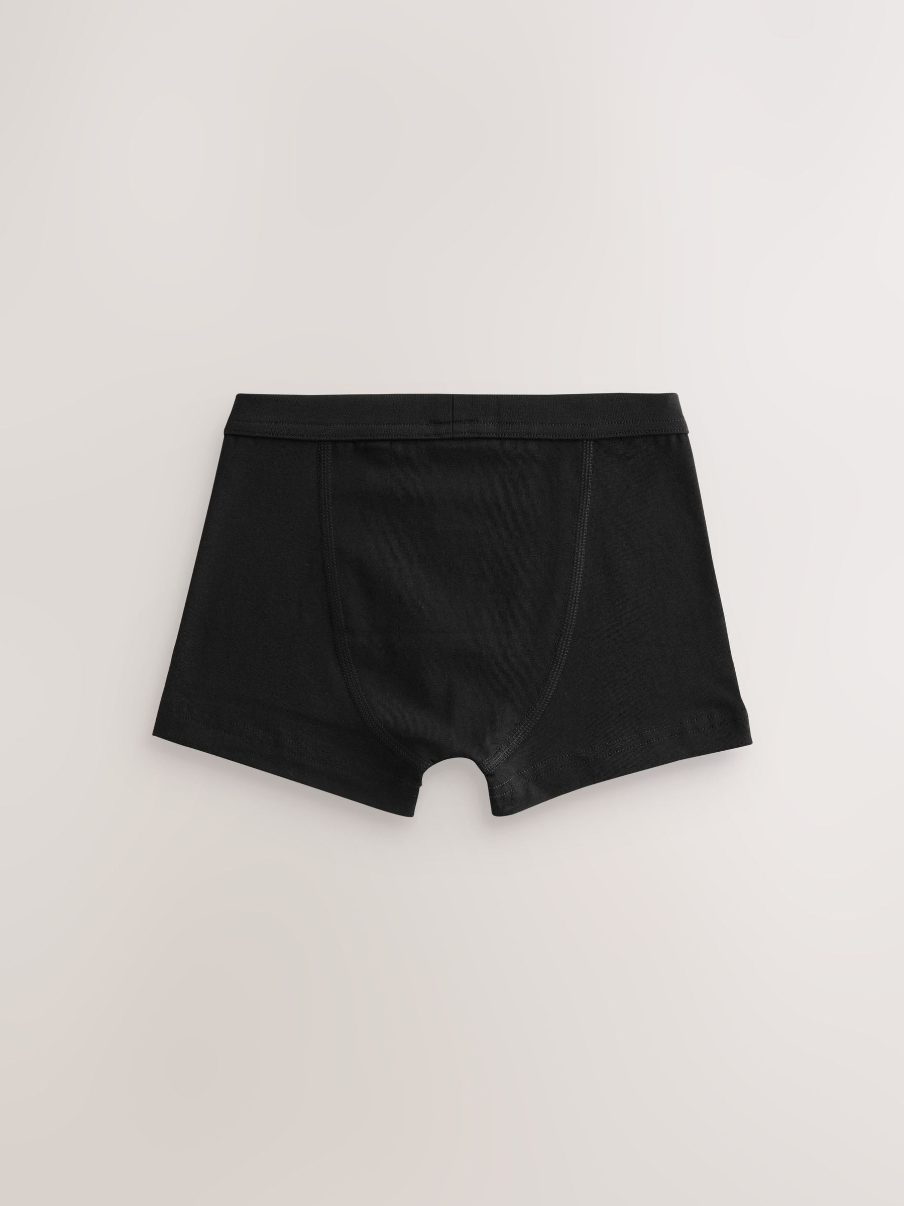 Antraciet zwart - Set van 10 boxershorts met zachte tailleband (2-16 jr)
