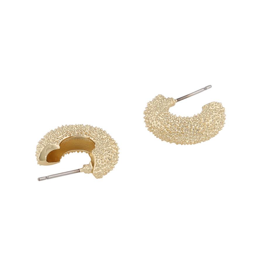 Snö Of Sweden Lise Oval Earring Plain Gold Onesize