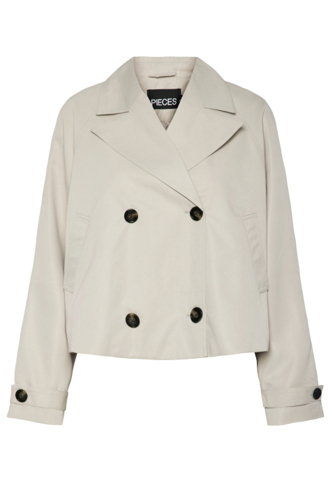 Pieces beige dames jas
