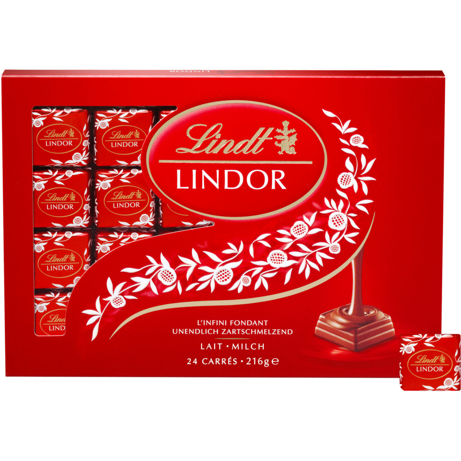 Lindt Lindor Carrés Milch