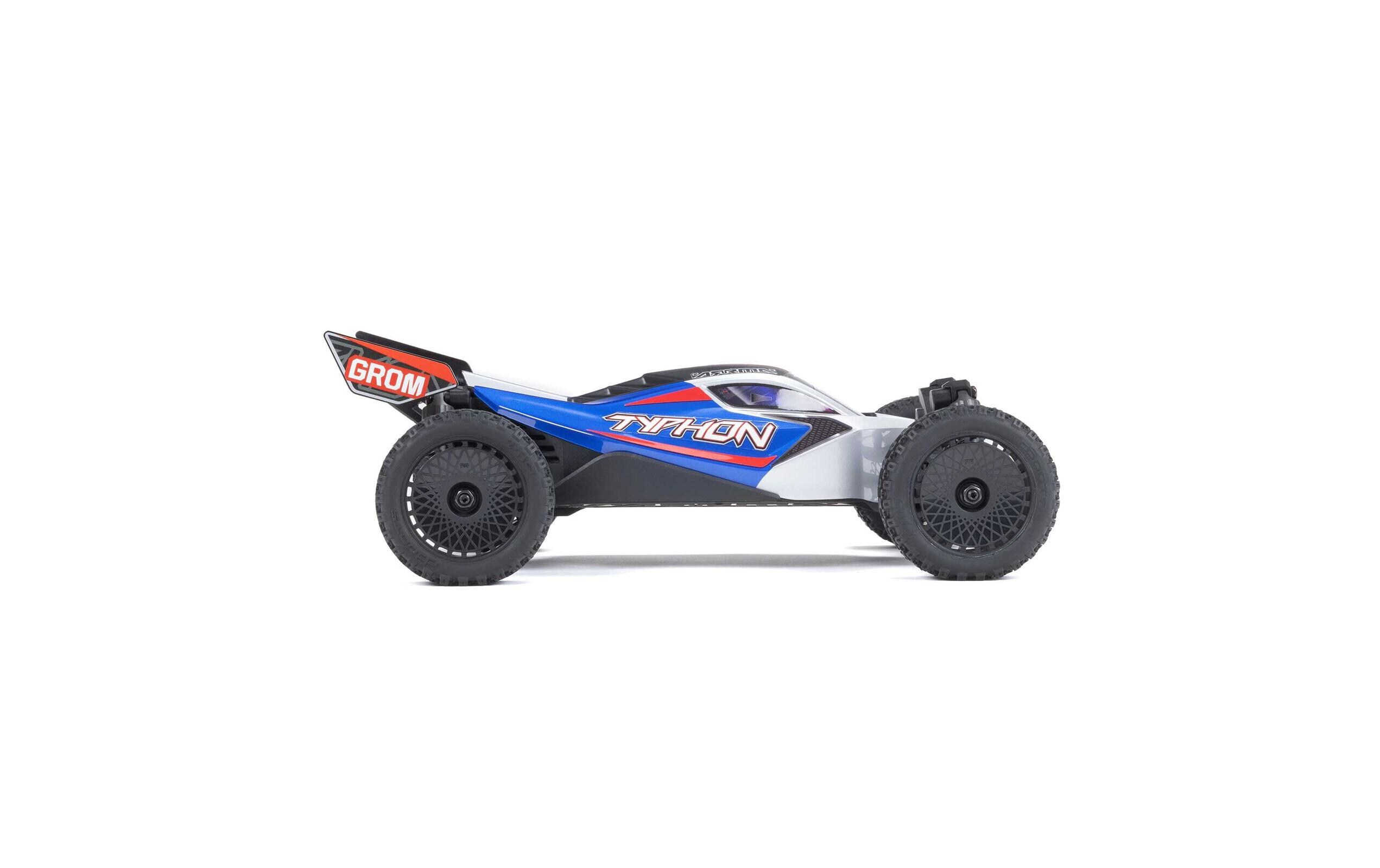 Buggy Typhon Grom Mega 380 Blau, RTR, 1:18<br>Robuster 4wd mini RC Buggy mit Spektrum Technik