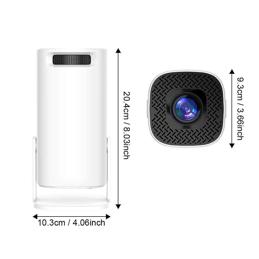 Multimedia LED Projektor Beamer Heimkino (150 ANSI Lumen) 1080p Full HD / HDMI / WiFi (2.4/5GHz) / Android 11.0 - Weiss