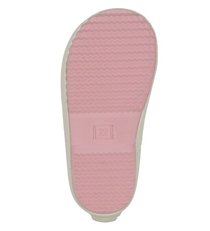 Pom Pom Gummistiefel - Rose mit Dot