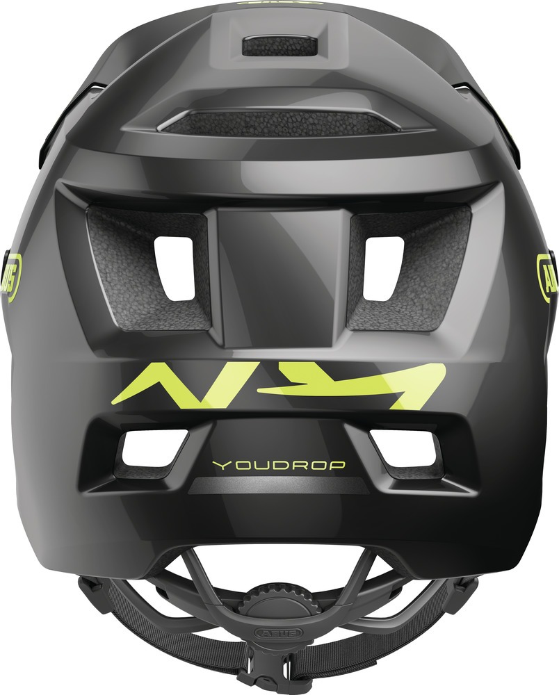 Abus YouDrop Cykelhjelm Shiny Black 48-55 cm