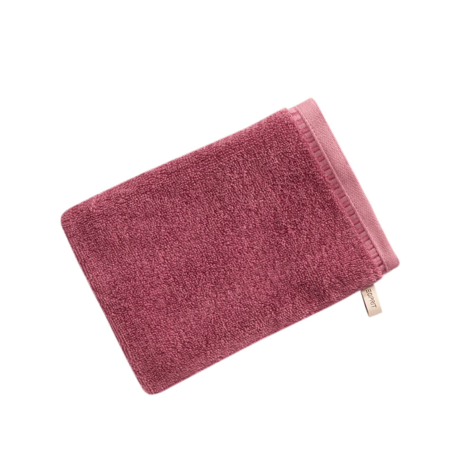 ESPRIT Waschhandschuh MODERN SOLID 16 x 22 cm pink