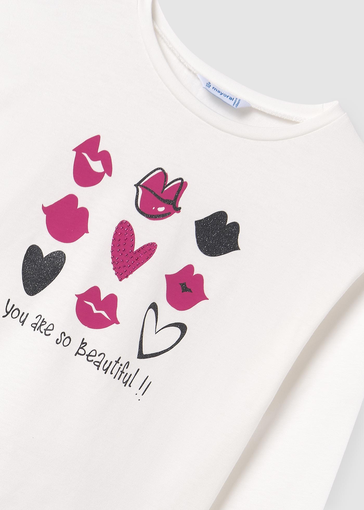 Camiseta estampada Better Cotton para meninas