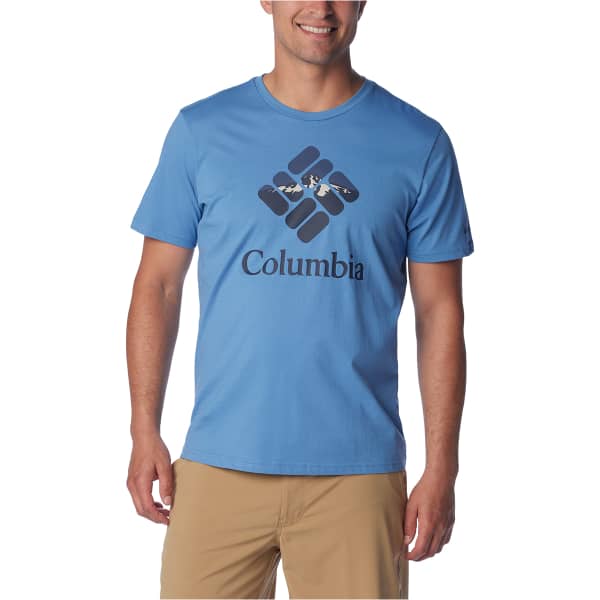 T-shirt COLUMBIA M RAPID RIDGE GRAPHIC TEE SKYLER/HOOD NIGHTSCAPE