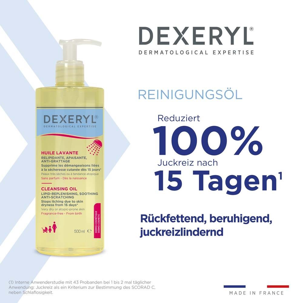 DEXERYL® Reinigungsöl - Sanfte Reinigung bei trockener Haut