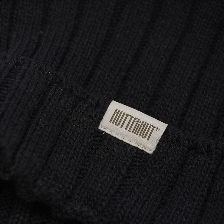 Huttelihut Hat Knit w. Alpaca Pompom Phantom