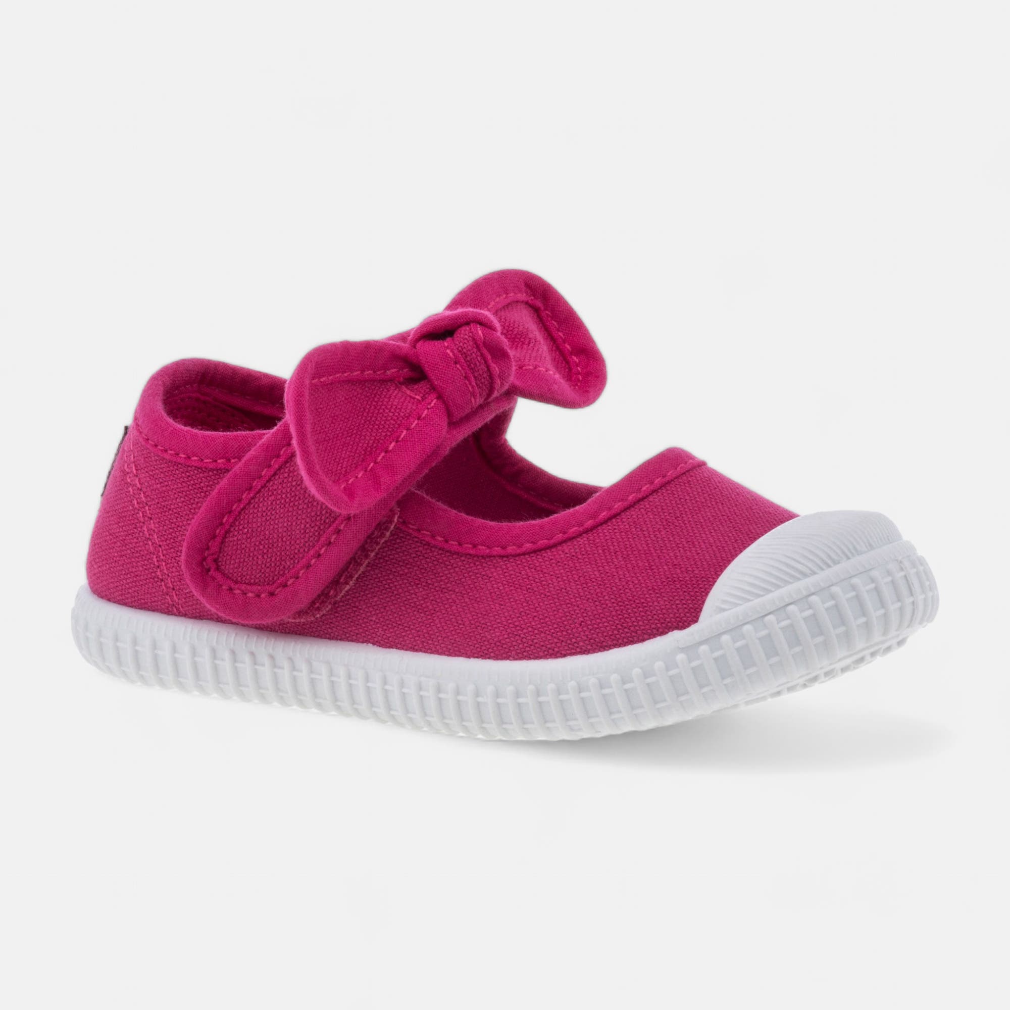 Baskets en toile Fille rose