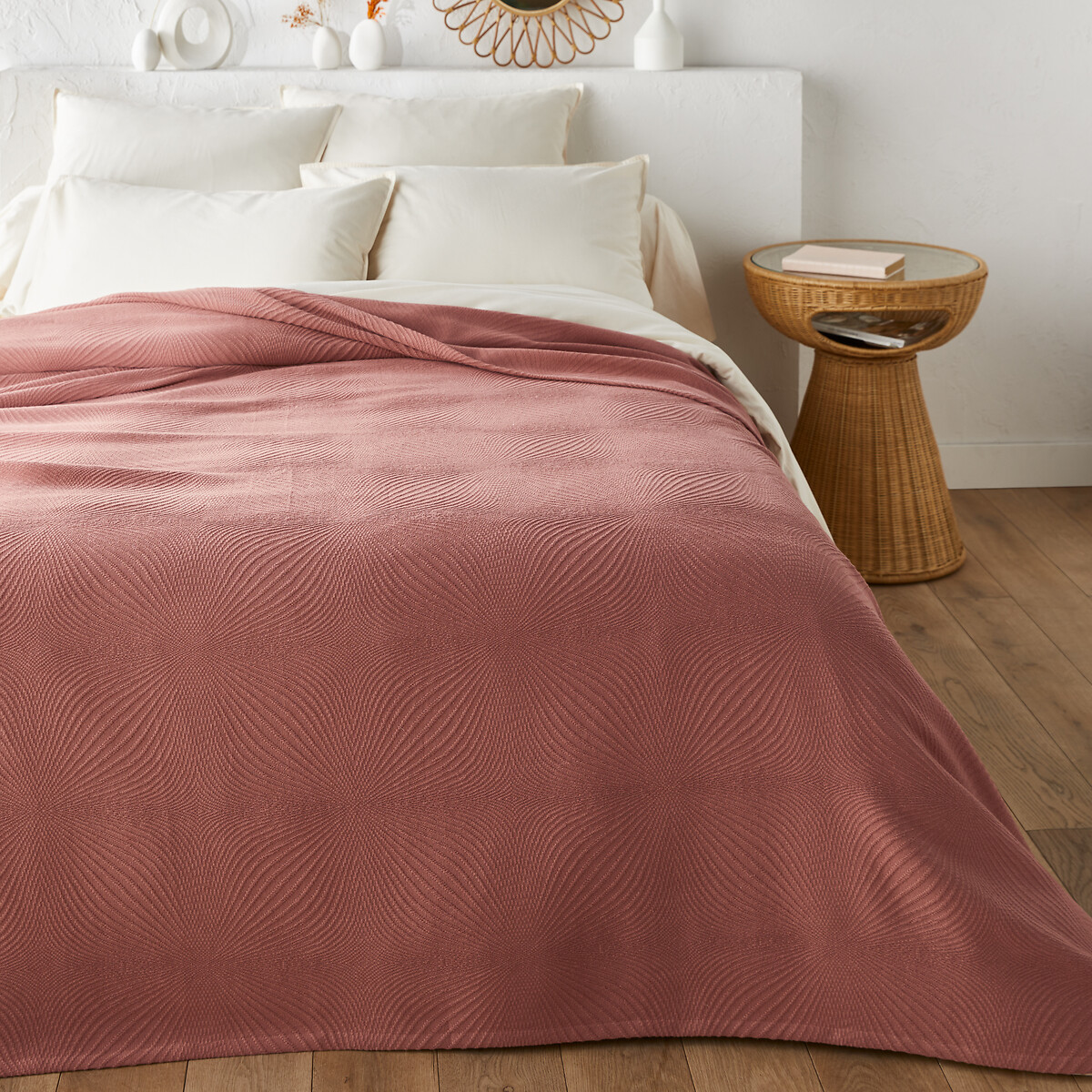 LA REDOUTE INTERIORS<br>Colcha de algodão, Pampa