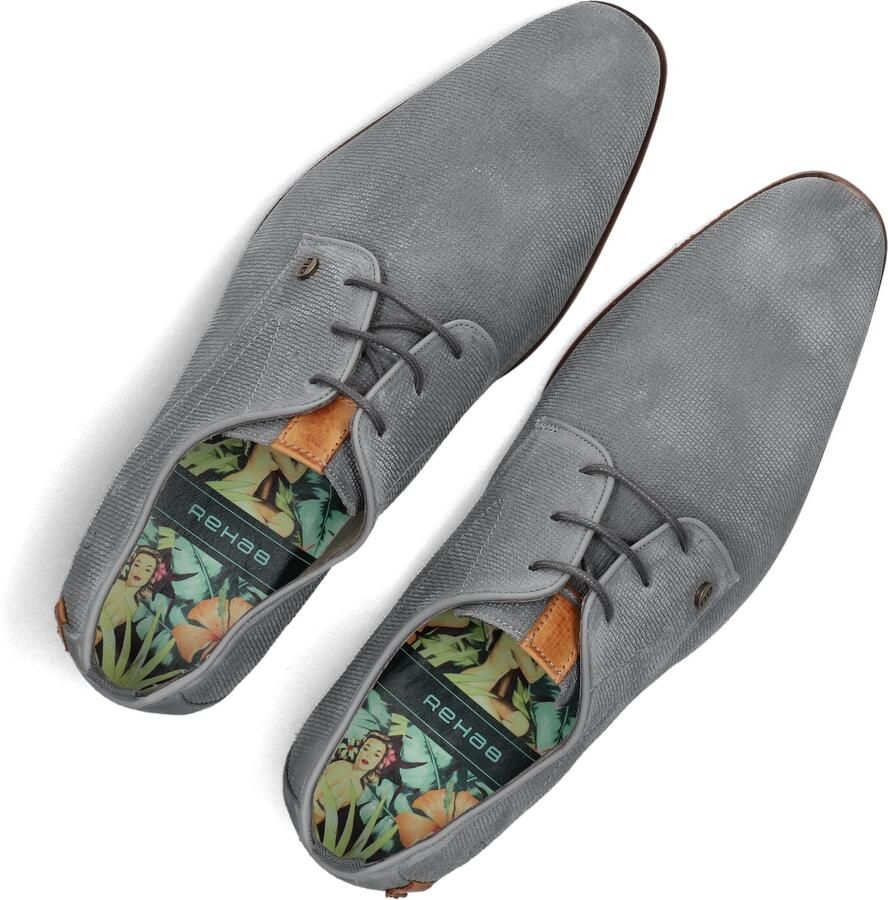 Rehab Greg Wall Nette schoenen Veterschoenen Heren Grijs