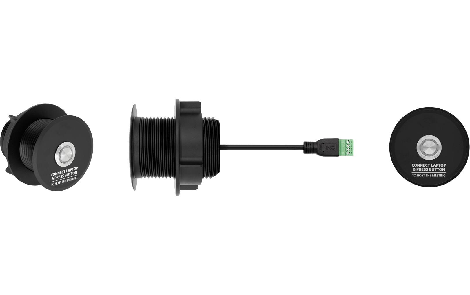 INO-BUTTON KIT - 8 m<br>Toggle Rooms Host Button Kit zum Auslösen eines BYOM