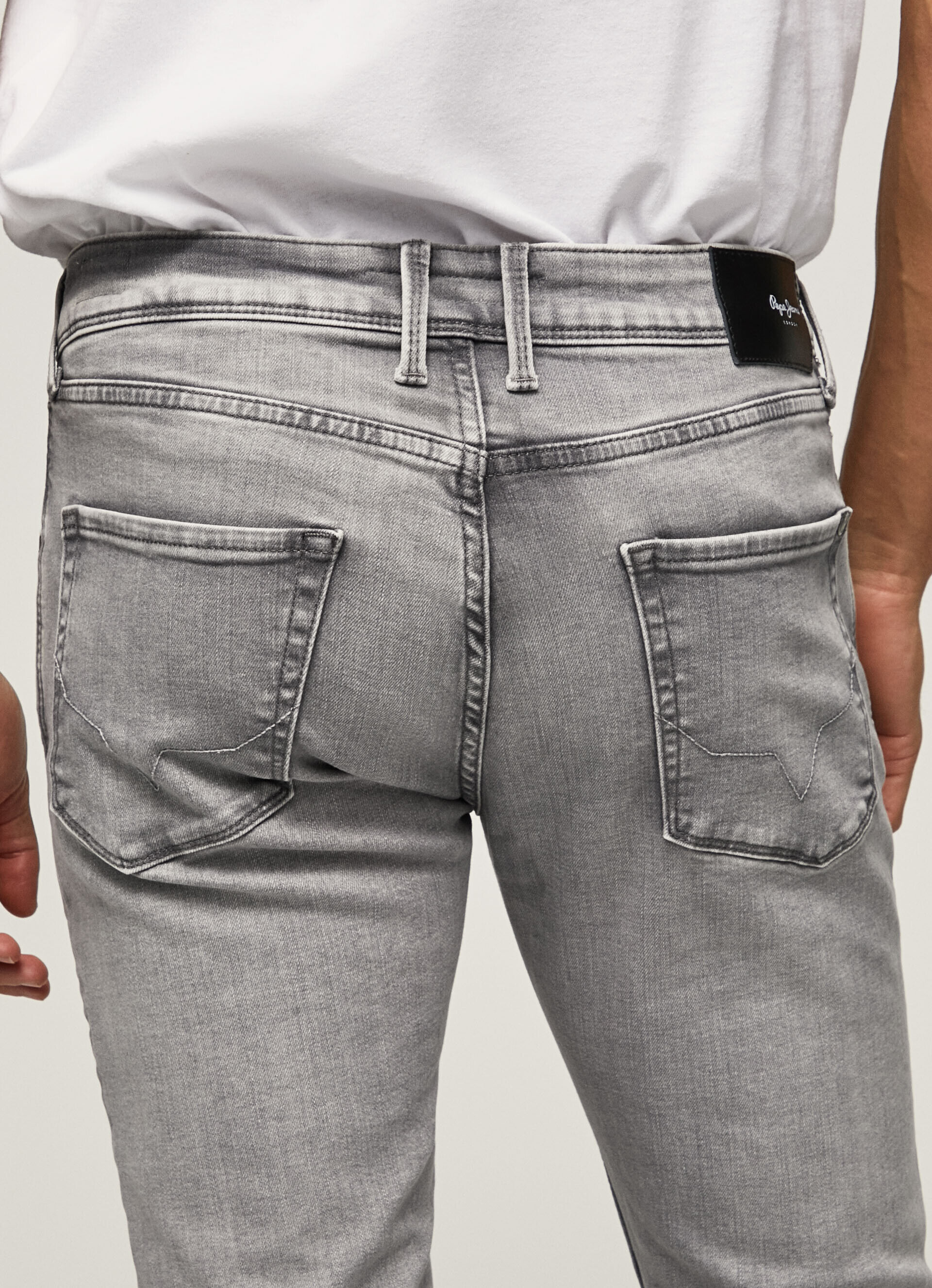 Calça jeans skinny de cintura baixa Jean Finsbury Fit - jeans
