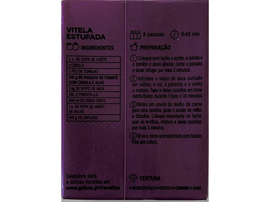 MOLHO PASSATA TOMATE GULOSO CEBOLA E ALHO 210G