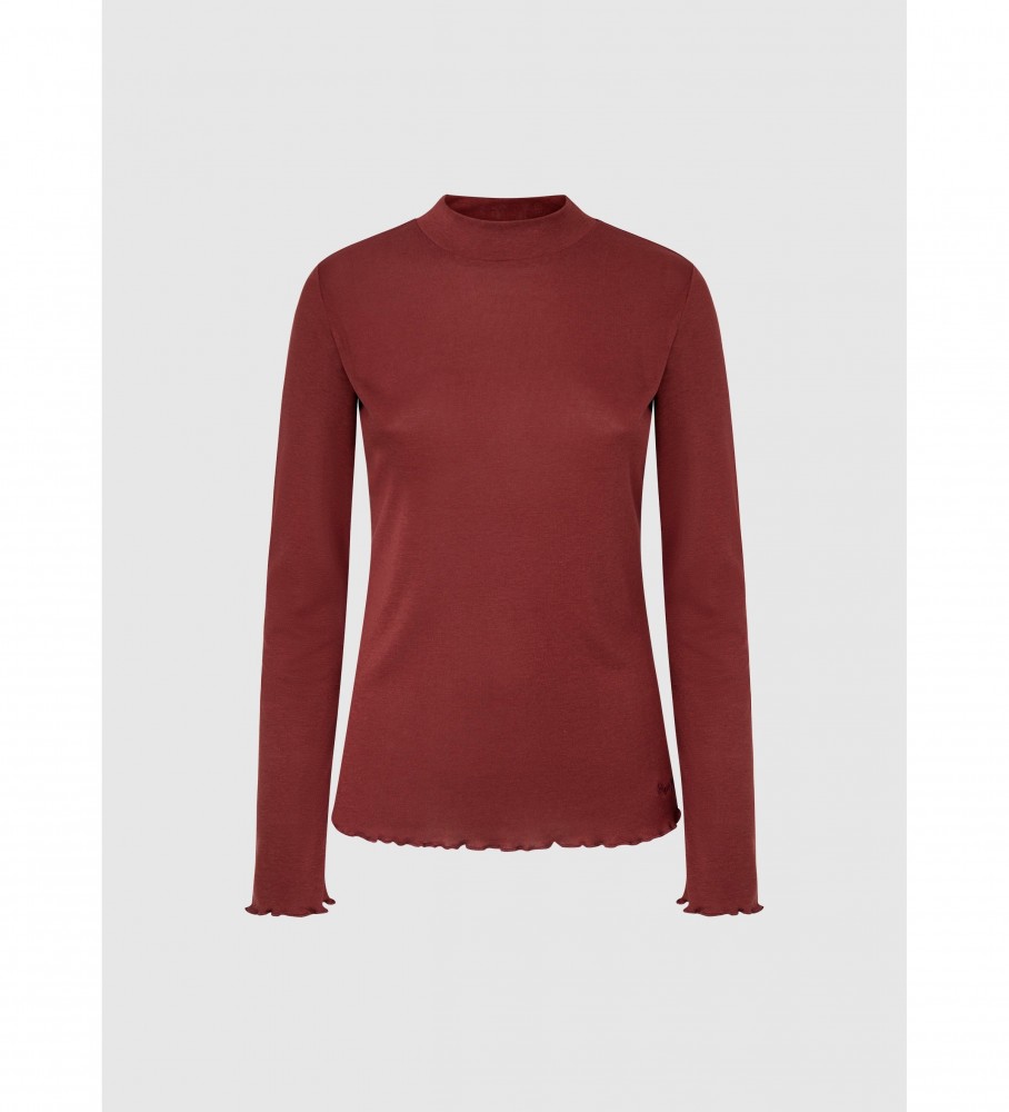 Camiseta Pepe Jeans Charlene, cor bordô