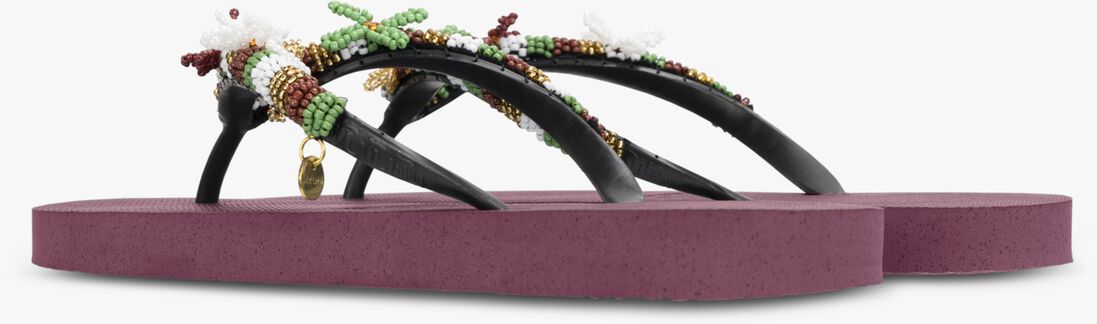 UZURII paarse uzurii teenslippers las dalias gold
