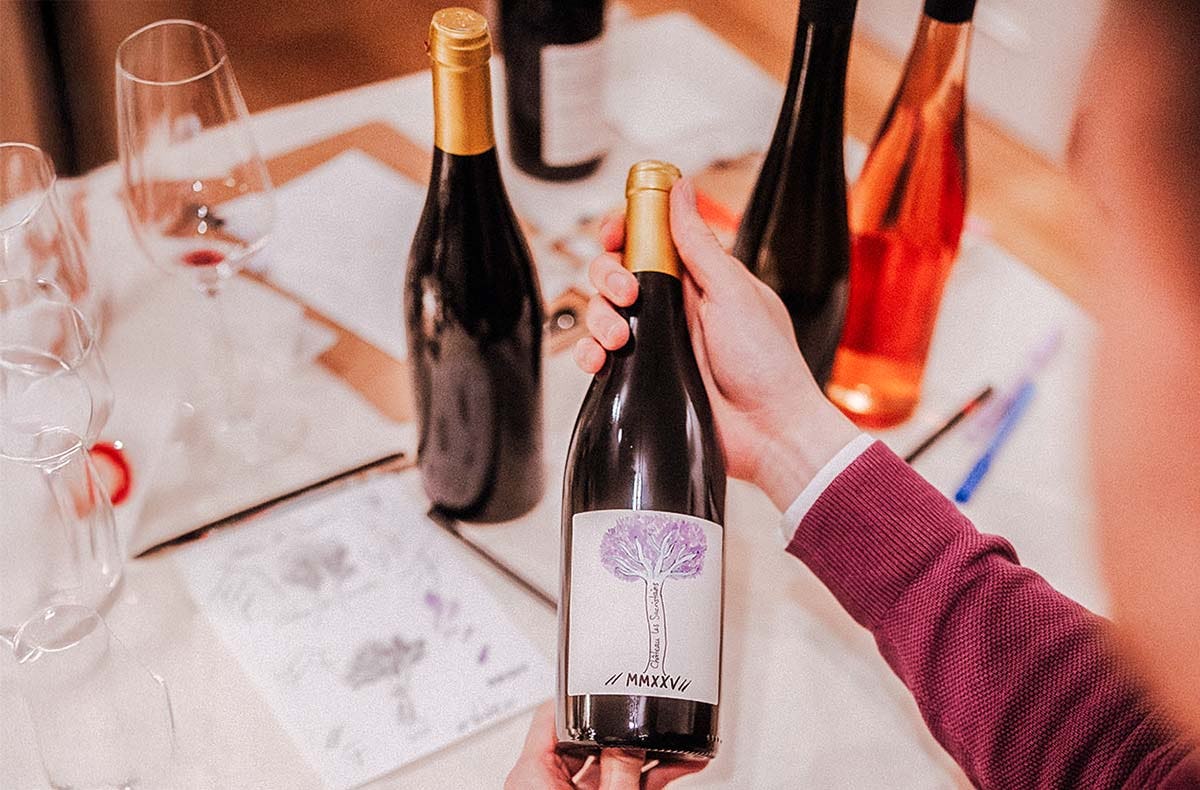 Weinetikett gestalten mit Wine Tasting Frankfurt (Ginnheim)