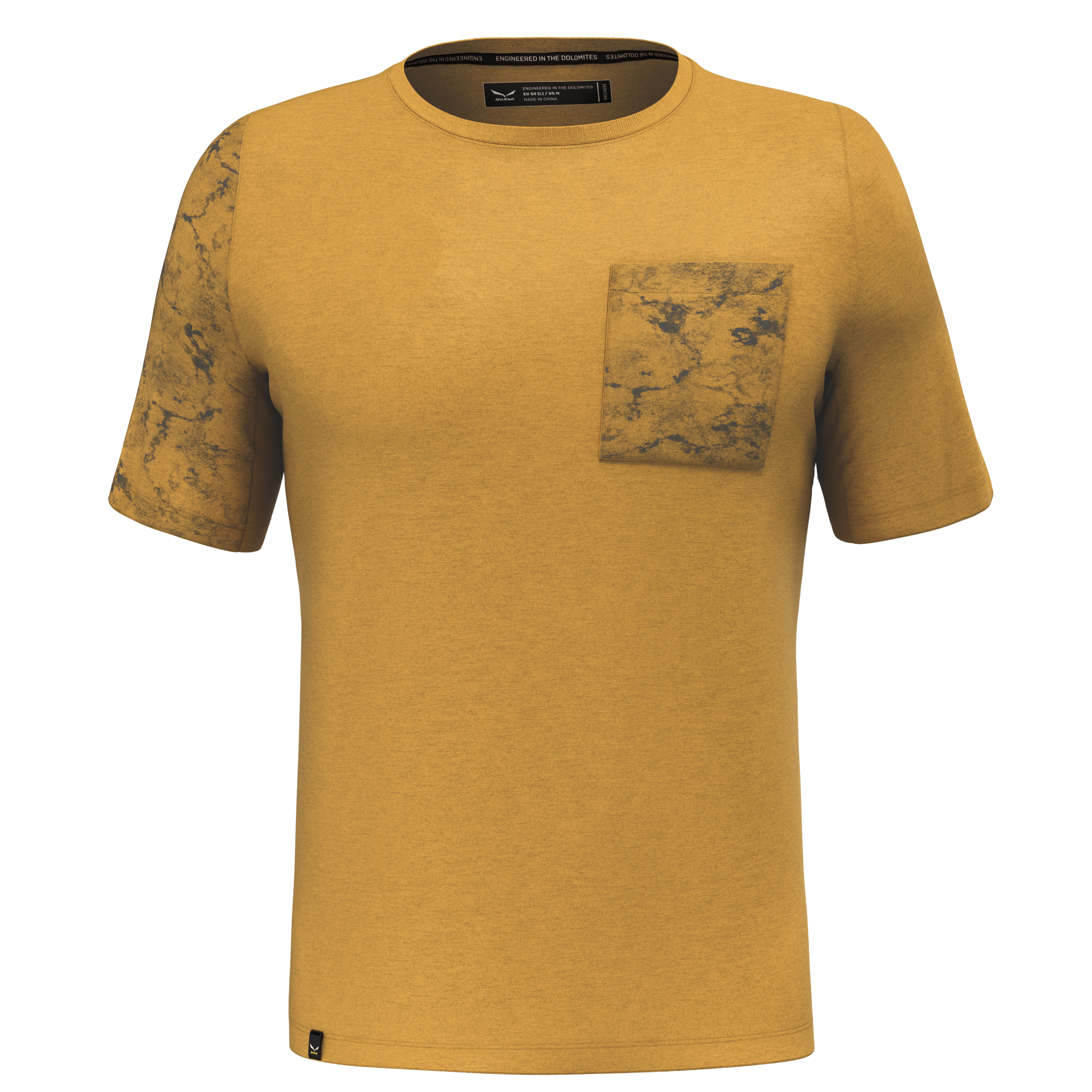 Lavaredo Hemp T-Shirt mit Brusttasche Herren