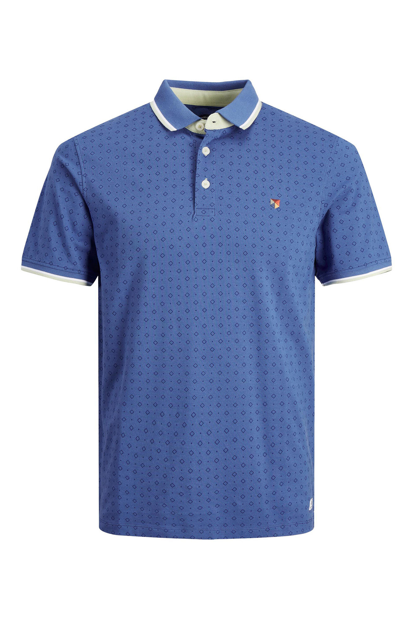 Camisa polo de algodão - Azul