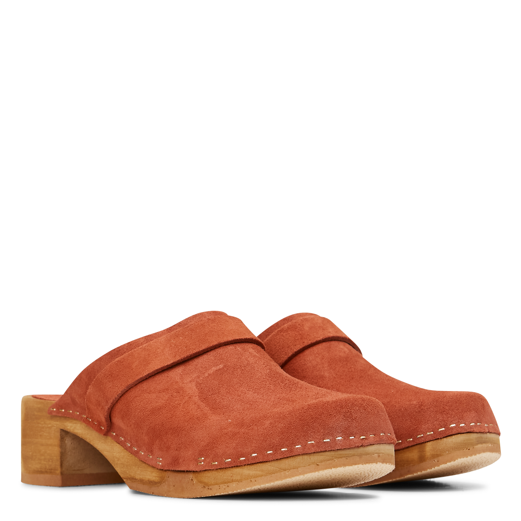 Sabots en cuir | Marron