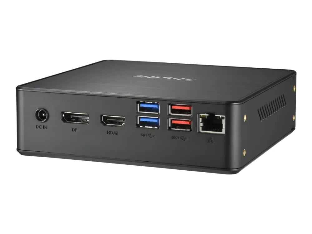 Shuttle XPC nano NC40U5 - Barebone - mini PC 1 x Core i5 1235U / op til 4.4 GHz - RAM 0 GB - UHD Graphics 620 - Gigabit Ethernet - sort