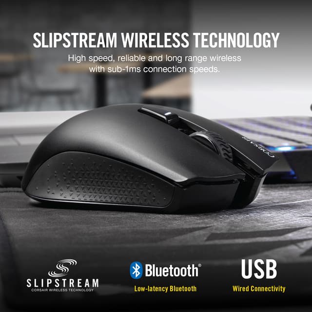 Corsair Harpoon RGB trådløs gamingmus (sort)