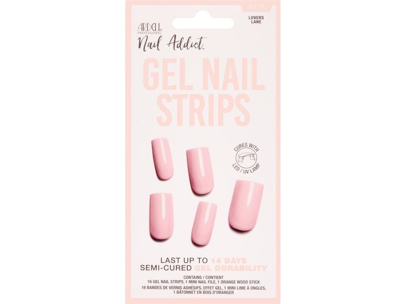 Ardell Gel Nail Strips Lovers Lane 16 Stück Nagellack, der nicht trocknen muss, nicht absplittert und auch noch länger hält