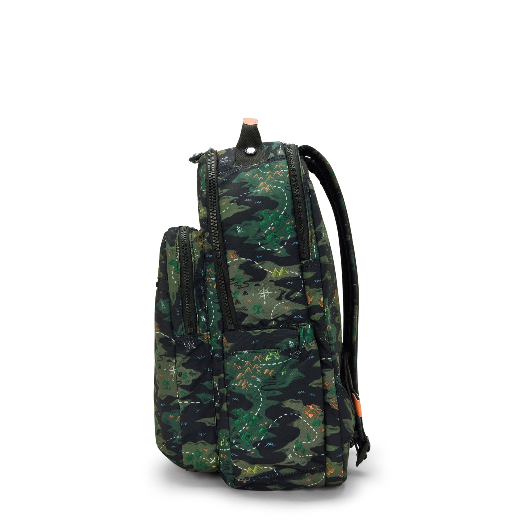 SEOUL LAP Grand sac à dos avec compartiment séparé pour ordinateur portable - Camo Treasure