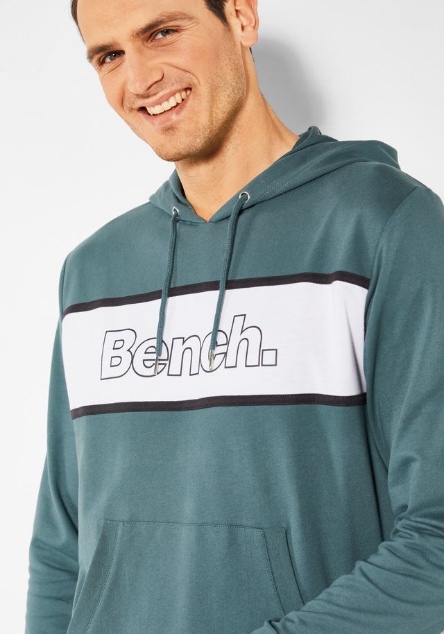 Bench. Loungewear Hoodie , Langarm, Sweatshirt mit Rundhals und Kapuze, Baumwollmischung