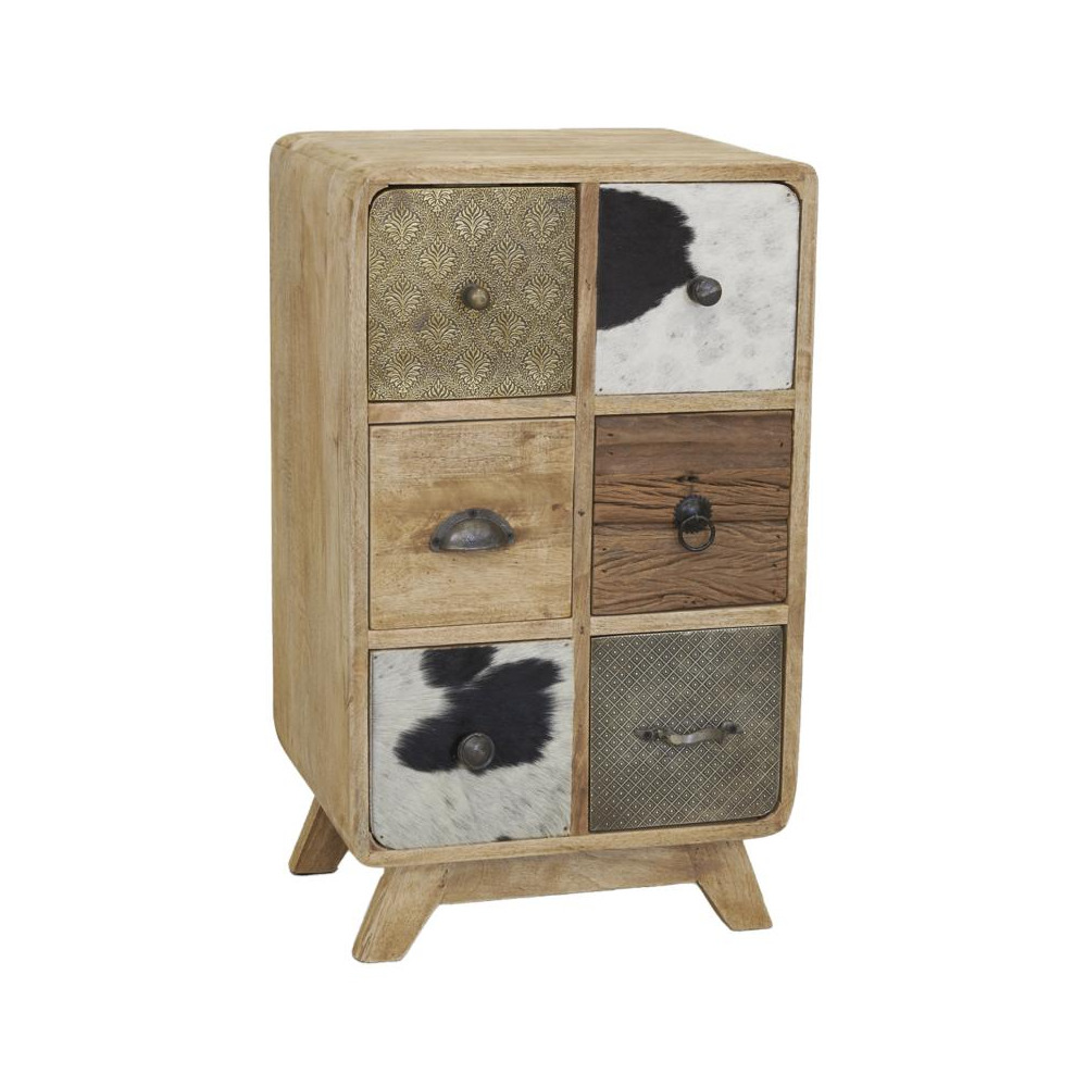 Commode vache en manguier